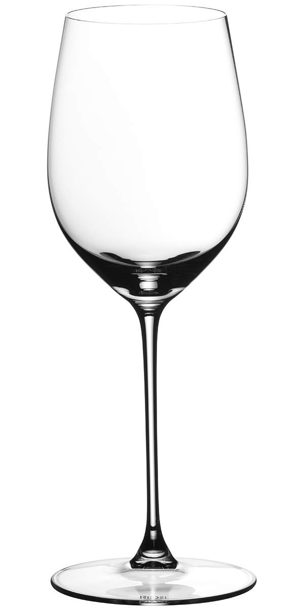 Leeres Riedel Glas Veritas Weißweinglas Chardonnay Viognier