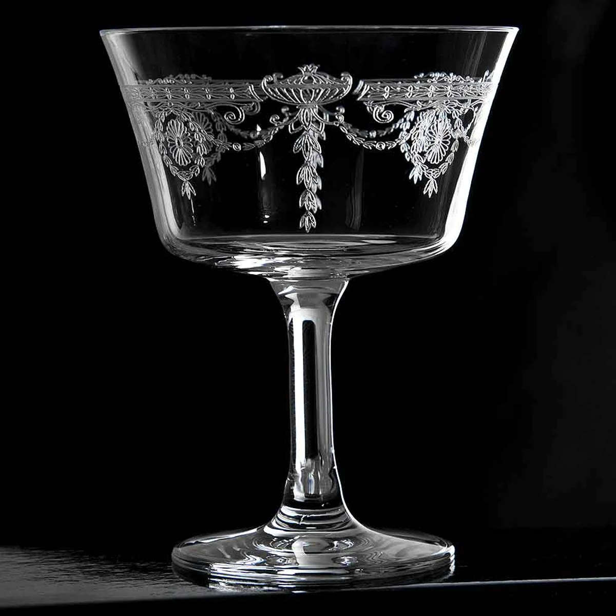 Cocktailglas Retro Fizz | 1890er Verzierung - 200 ml
