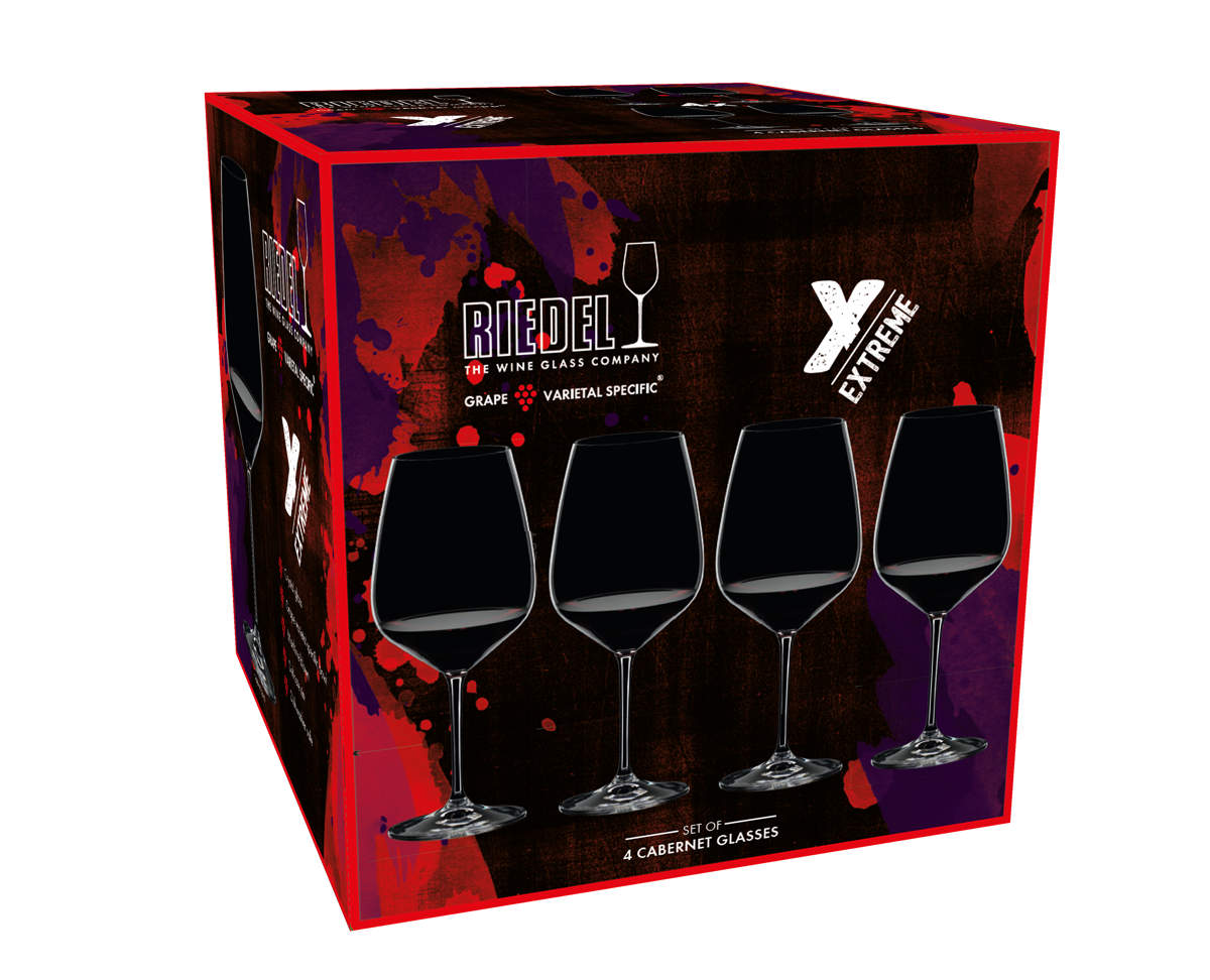 Rotweinglas Cabernet - Vorteilsset 3+1 Stück | Extreme - Riedel | 800 ml Rotweinglas Cabernet - Vorteilsset 3+1 Stück | Extreme - Riedel | 800 ml