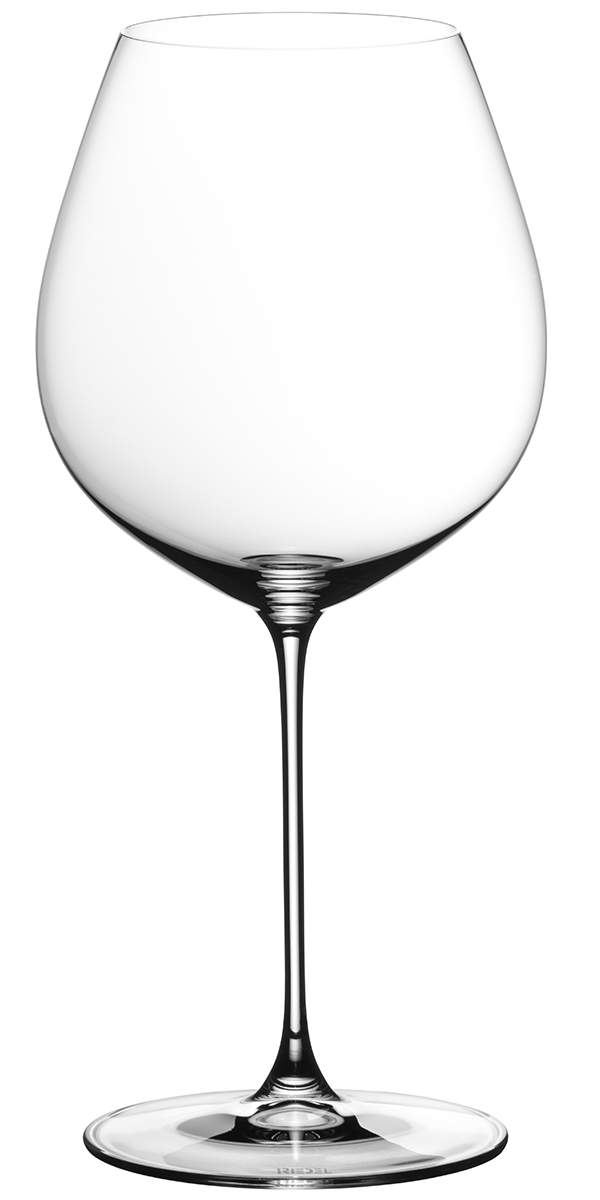 Leeres Riedel Glas Veritas Rotweinglas Alte Welt Pinot Noir