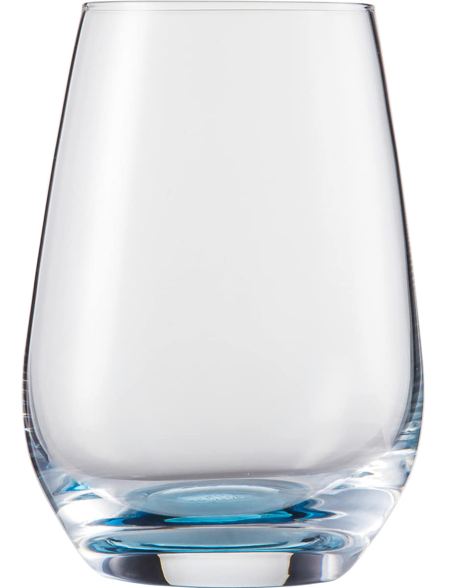 Wasserglas Vina Touch, blauer Boden