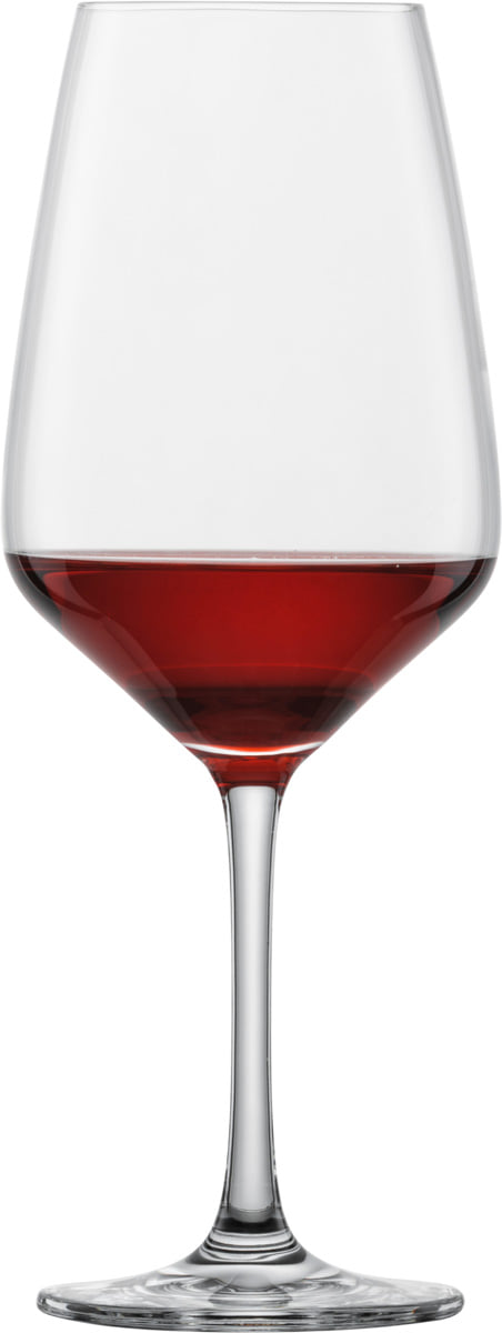Gefülltes Rotweinglas Taste von Schott Zwiesel