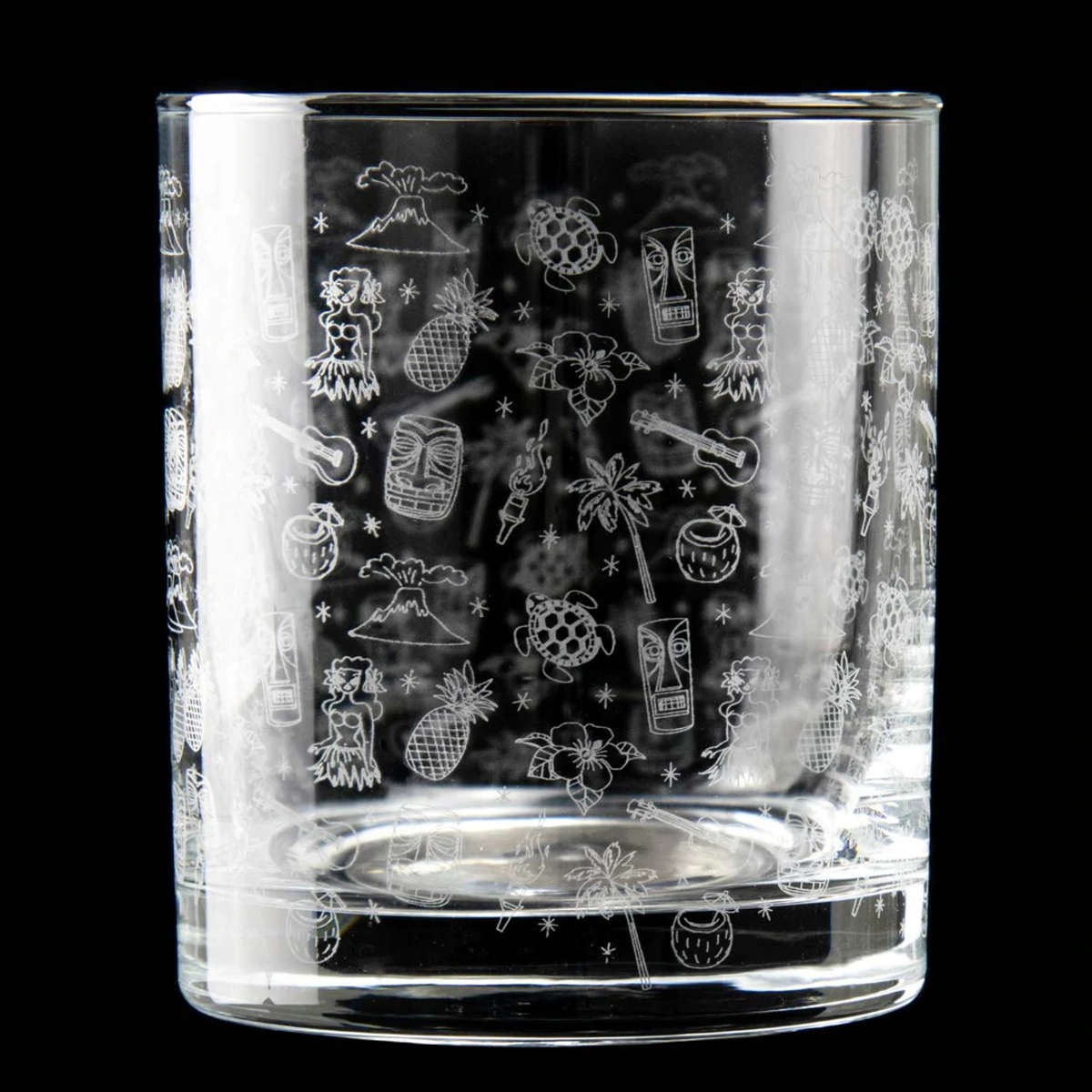 Old Fashioned Glas - Tiki Verzierung | 250ml