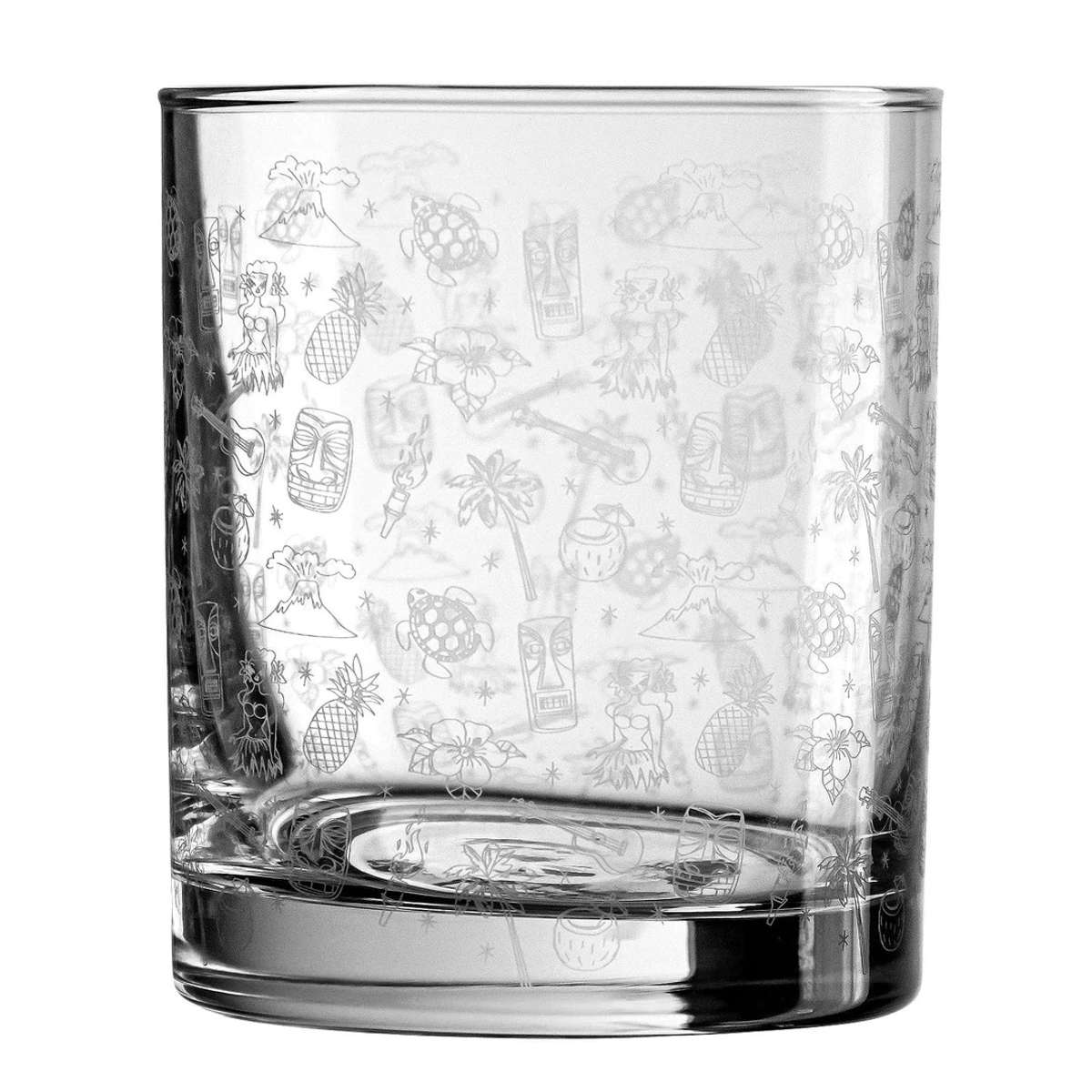 Old Fashioned Glas - Tiki Verzierung | 250ml