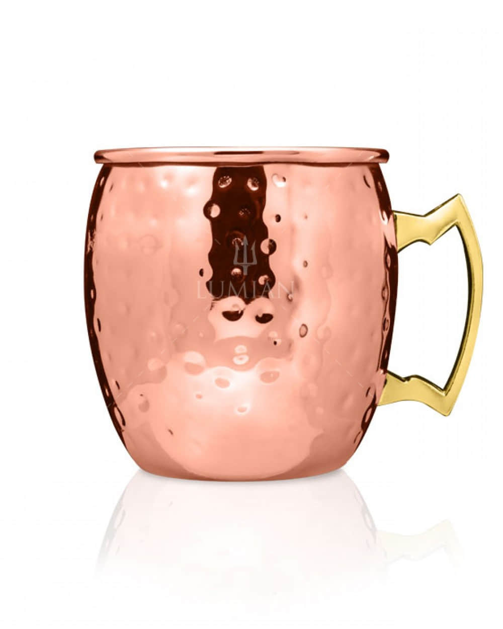 Moscow Mule Kupferbecher mit gehämmerter Oberfläche