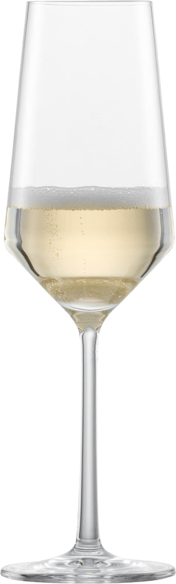 Schott Zwiesel Champagnerglas Pure gefüllt Schott Zwiesel Champagnerglas Pure gefüllt