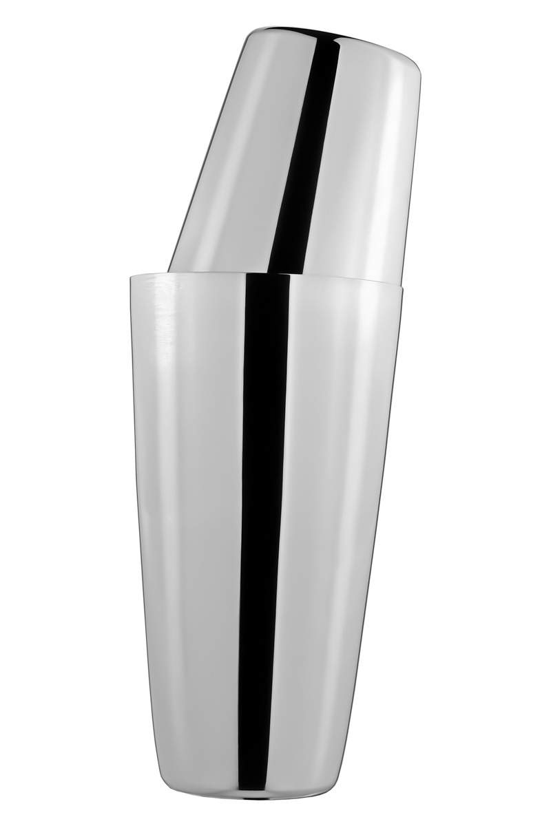 Cocktailshaker Tin-in-Tin | ohne Bodenkappe - Silber
