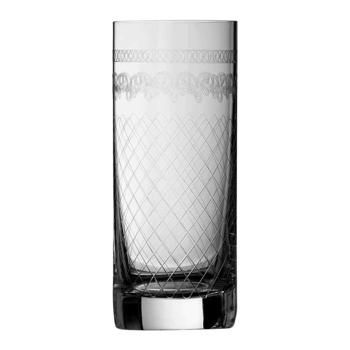 Retro Longdrinkglas | 1910er Verzierung - 350 ml