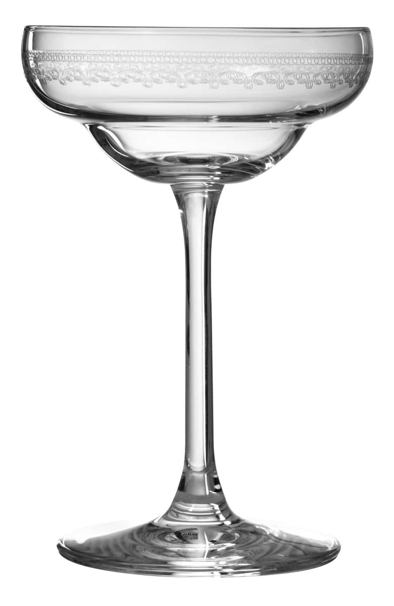 Cocktailschale Coley Coupe mit Verzierung