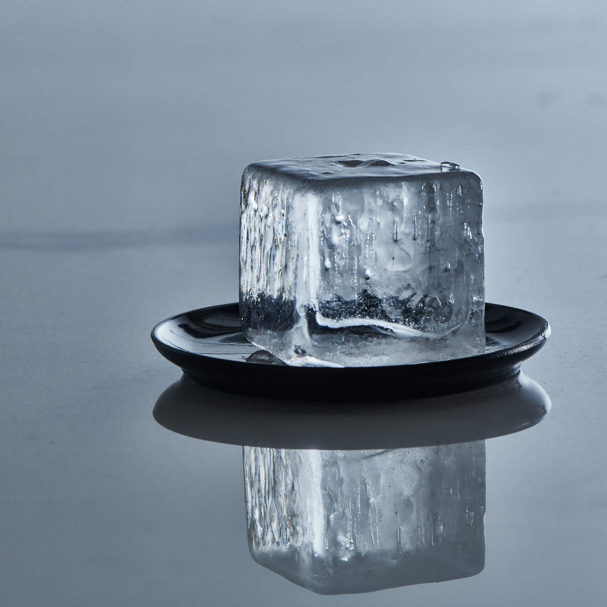 Eiswürfelform mit Deckel – Platin Silikon – Lurch | 12 x 4 cm