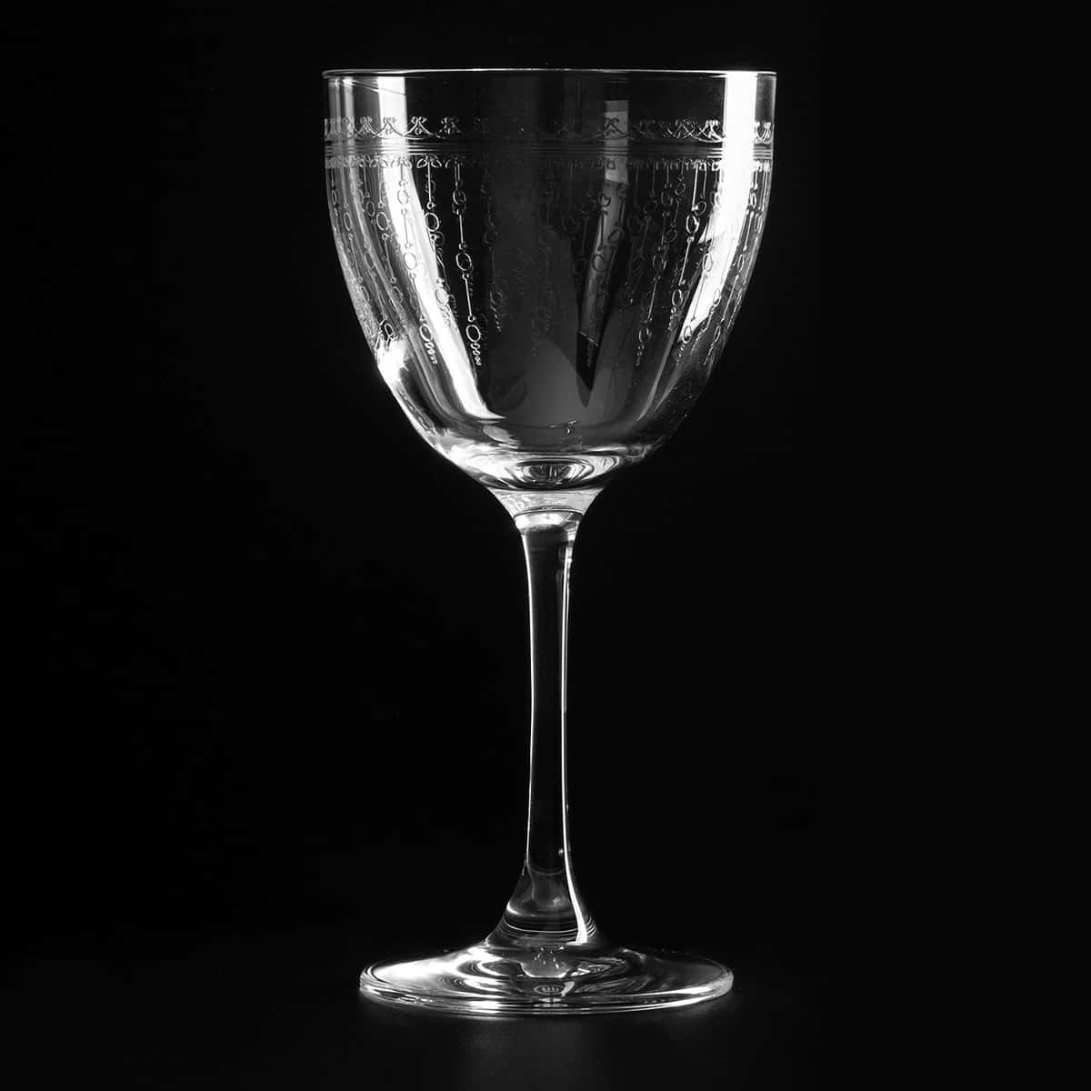 Cocktailglas Nick & Nora | 1920er Verzierung - 170 ml Nick and Nora Cocktailglas mit Verzierung