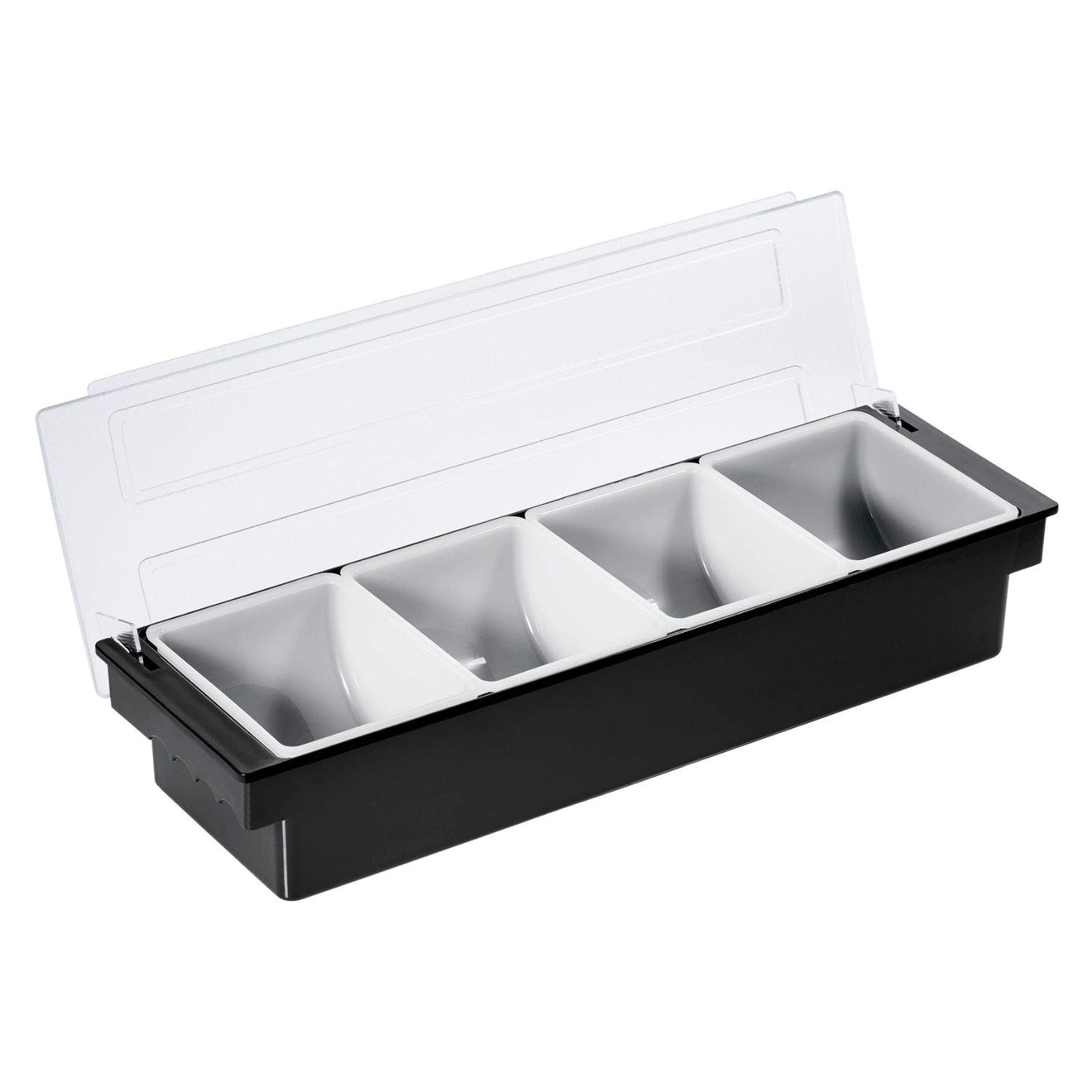 Zutatenbehälter mit Deckel | 4 Fächer (750 ml)