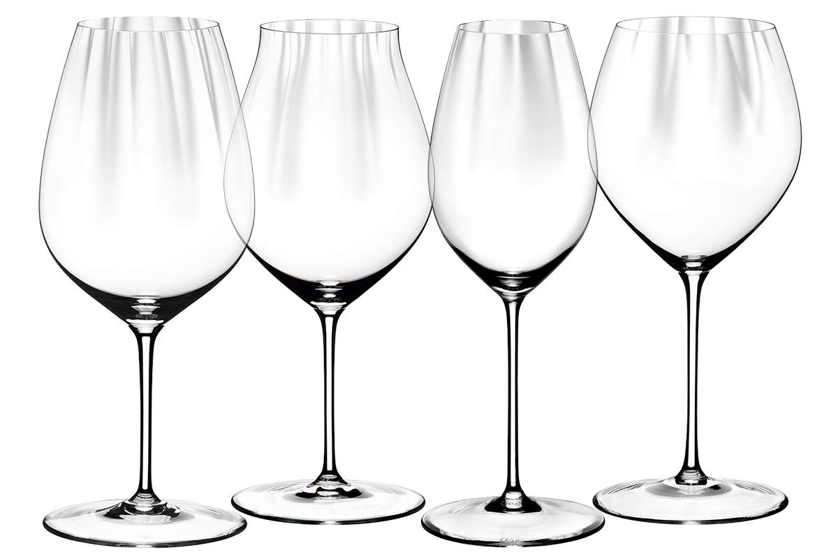 Verkostungsset Rotwein + Weißweingläser | Performance - Riedel | 4 Stück Verkostungsset Rotwein + Weißweingläser | Performance - Riedel | 4 Stück