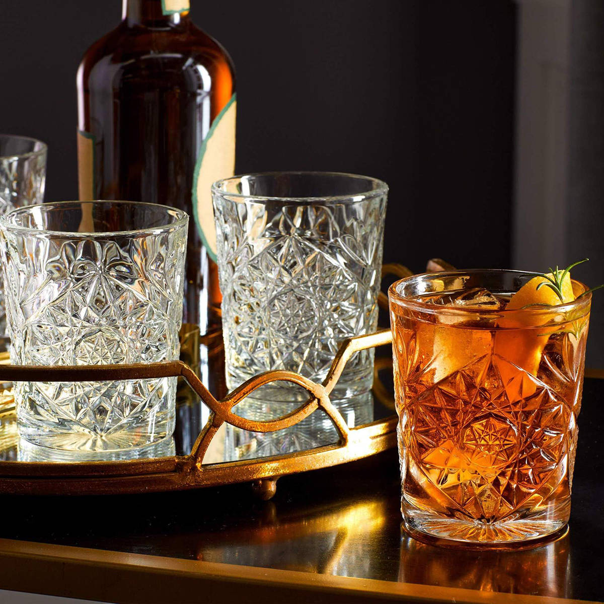 Double Old Fashioned Glas - Hobstar | 355 ml