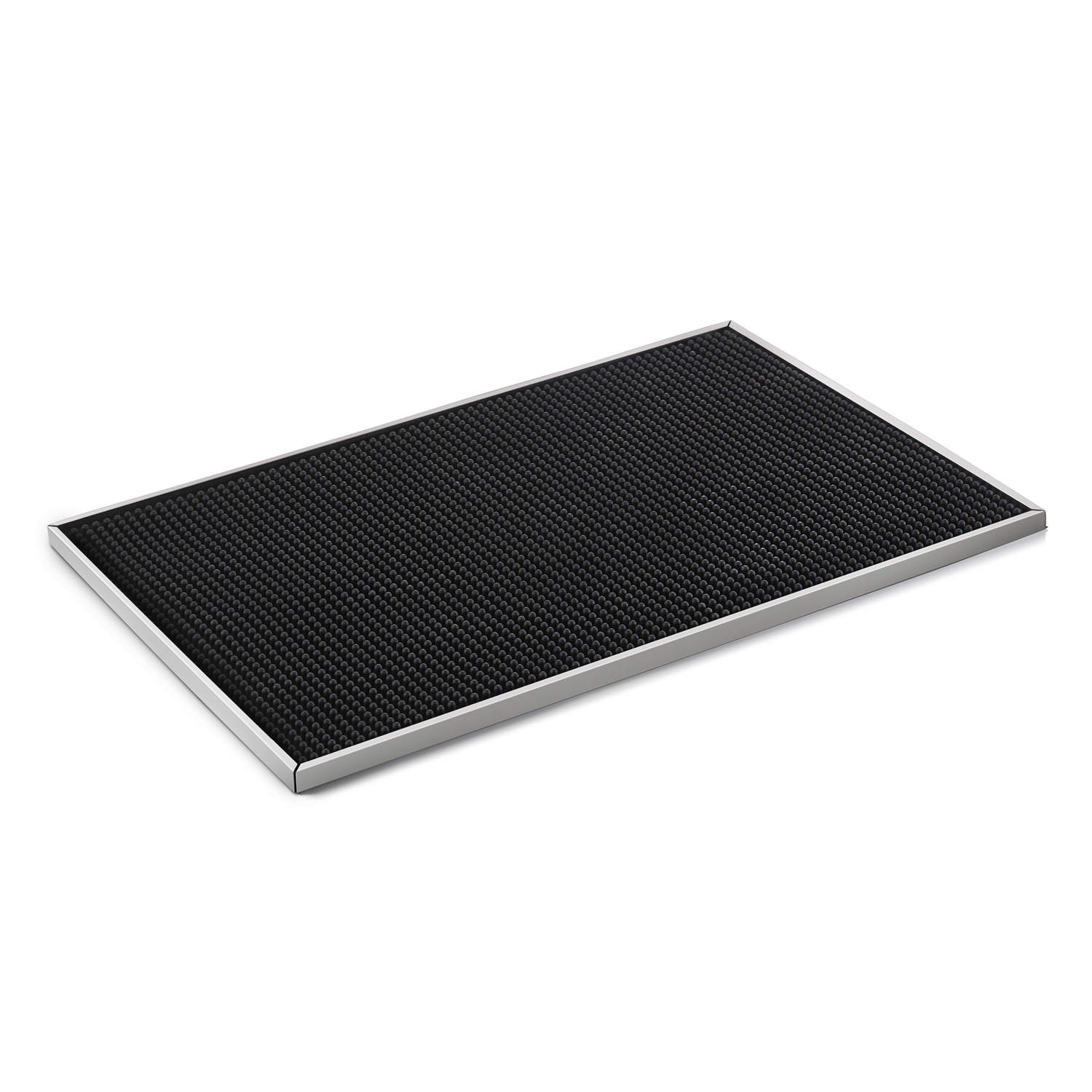 Barmatte mit Edelstahlrahmen | 48,5 x 33 cm