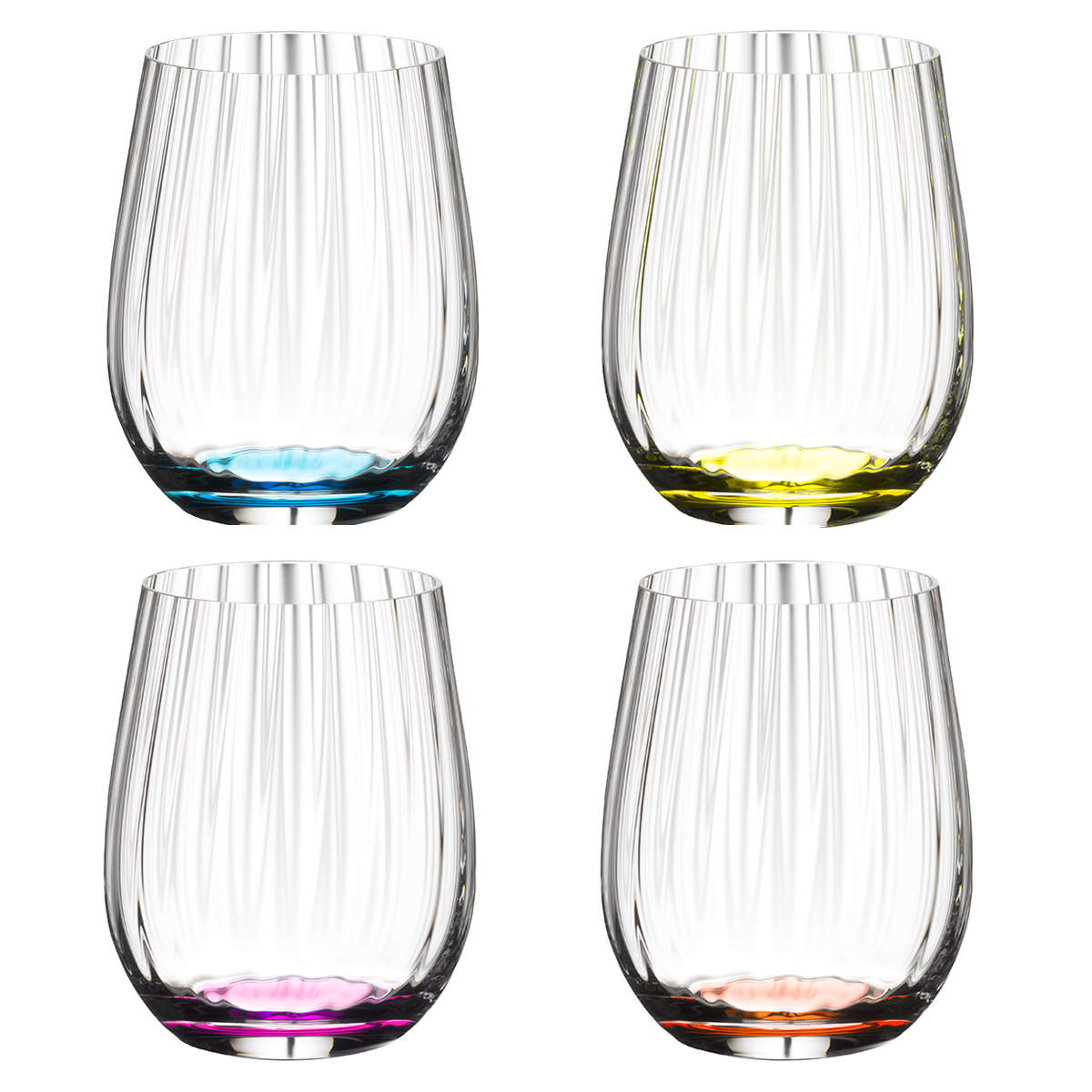 Tumbler bunt - Happy O Optisch | Riedel | 340 ml (4 Stk)