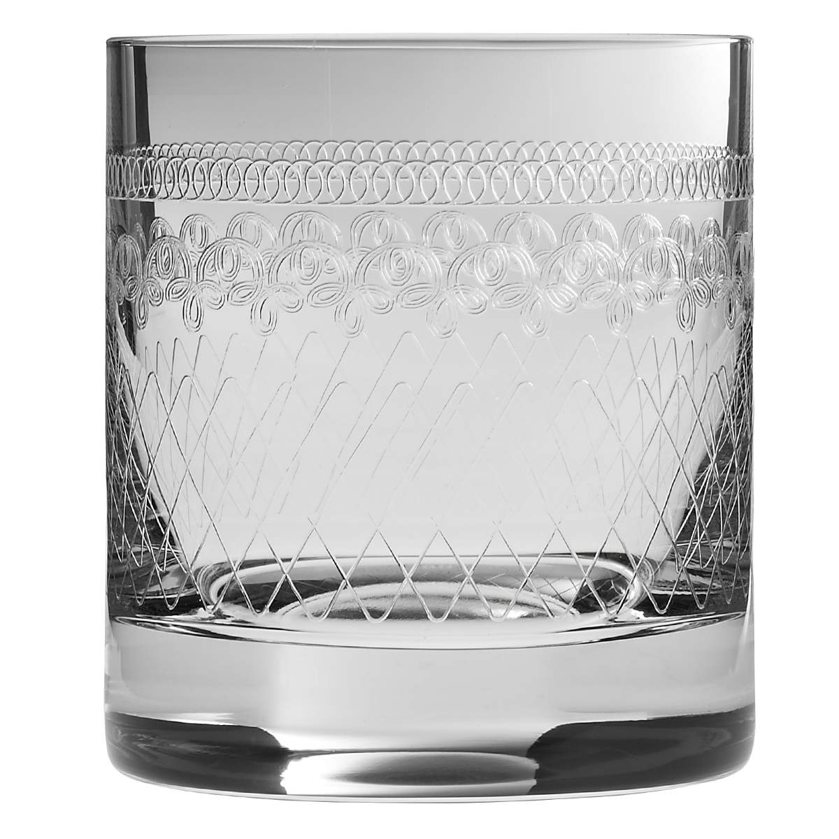 Retro Old Fashioned Tumbler | 1910er Verzierung - 300 ml