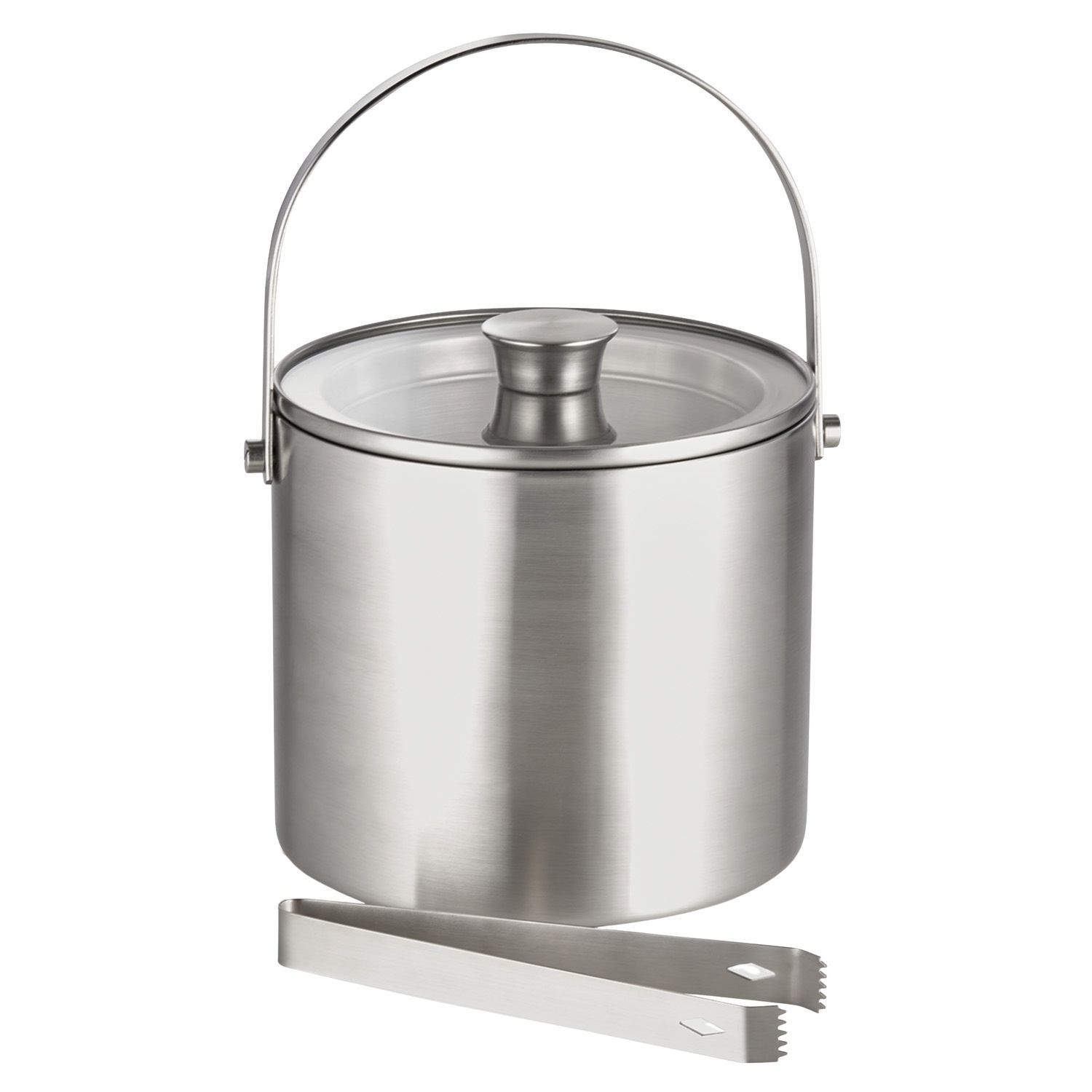 Eiseimer-Set mit Zange & Glasdeckel | 3 L