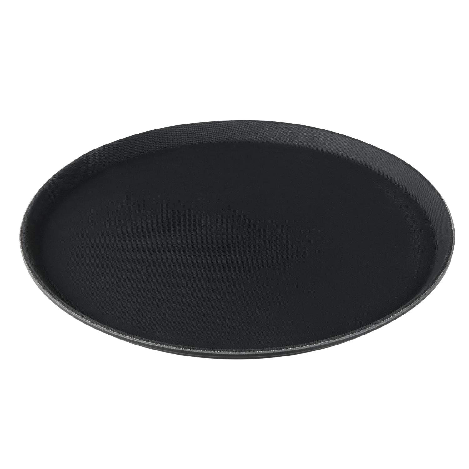 Tablett rutschfest - Polypropylen | Schwarz - Ø 45 cm