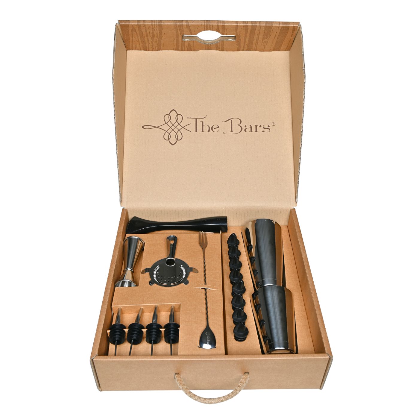 Cocktail Shaker Set 18-teilig - Geschenkbox | Silber
