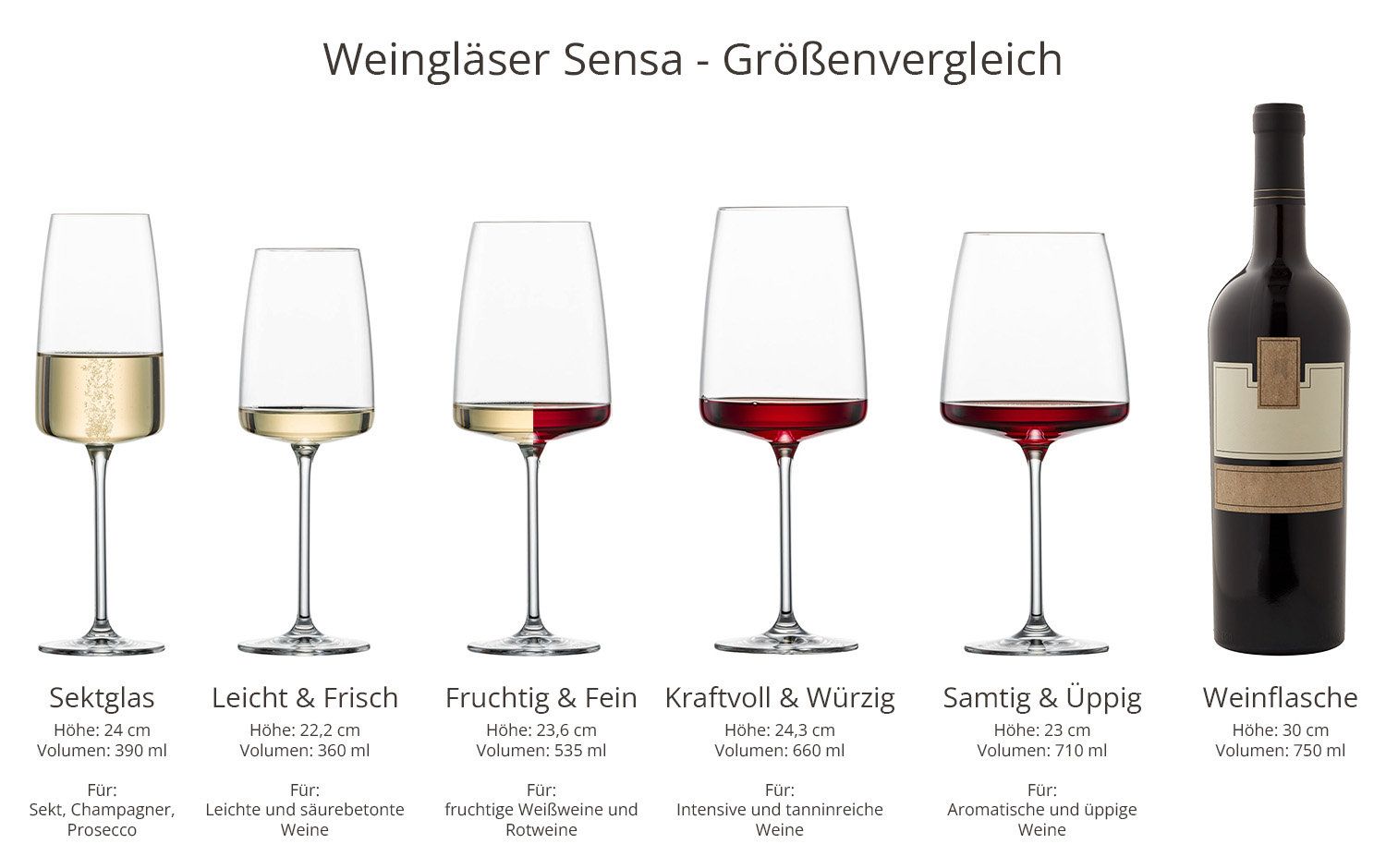 Weinglas Samtig & Üppig | Sensa - Schott Zwiesel | 6 Stk