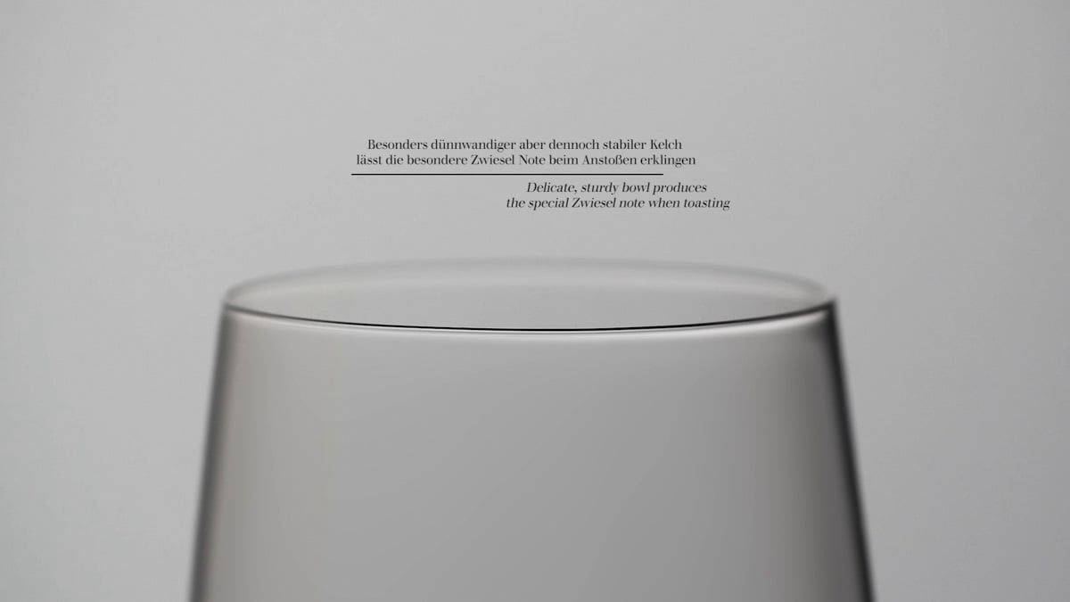 Detailbild dünnwandiger Kelch Verbelle / Vervino von Schott Zwiesel Detailbild dünnwandiger Kelch Verbelle / Vervino von Schott Zwiesel