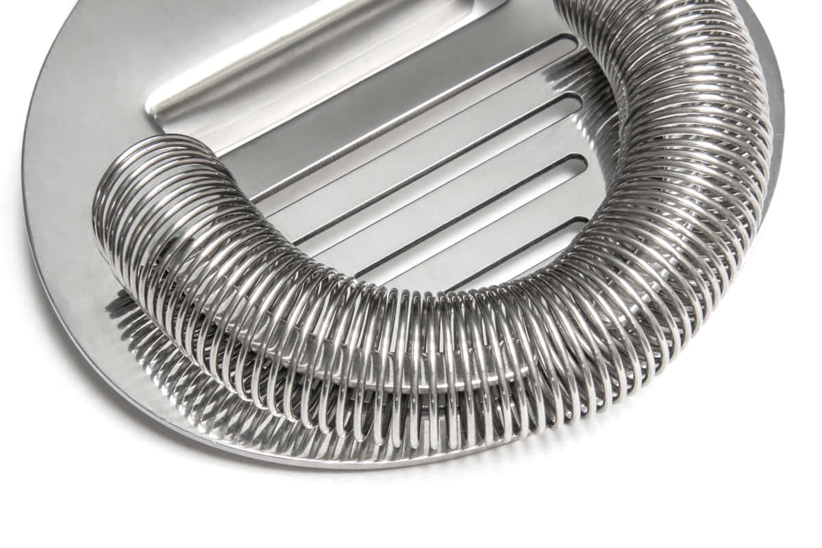 Coley Hawthorne Strainer | Silber Spirale des Cocktail Barsiebs Coley Strainer in Silber