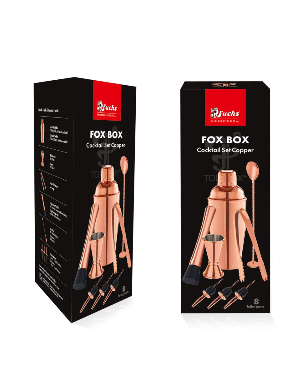 Cocktail Shaker Set 8-teilig - Geschenkbox | Kupfer