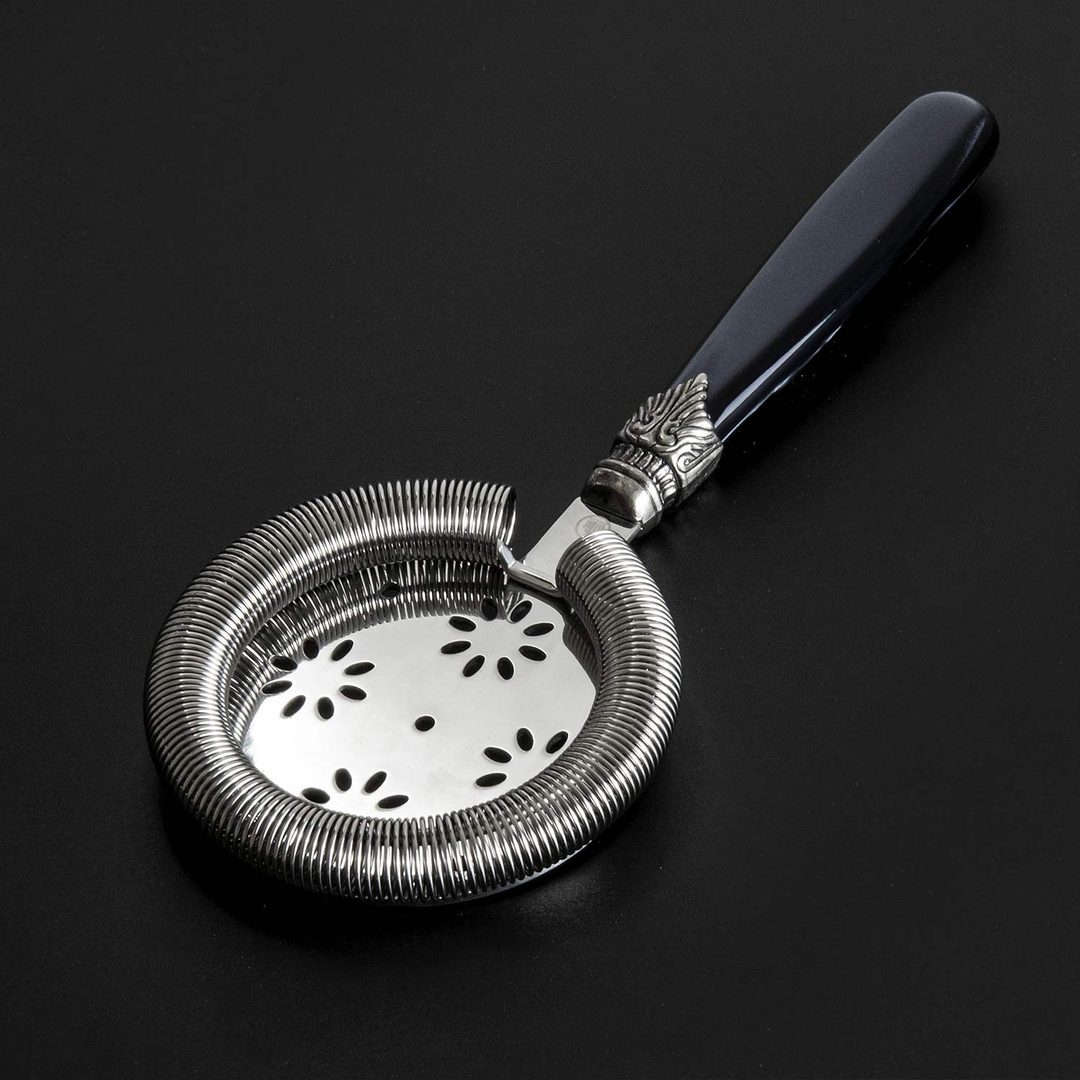 Klassisches Barsieb / Hawthorne Strainer mit Metallspirale