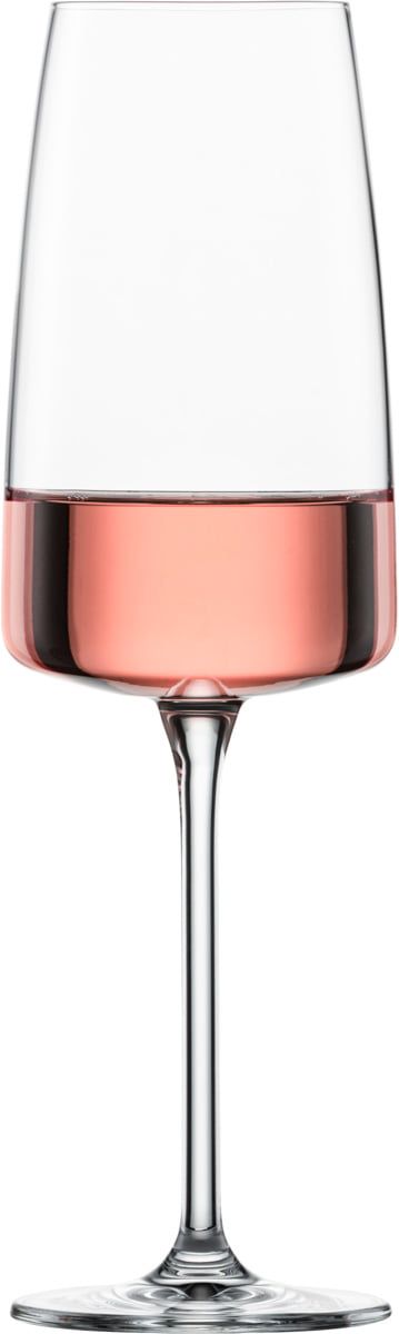 Sektglas Sensa mit Rosesekt gefuellt