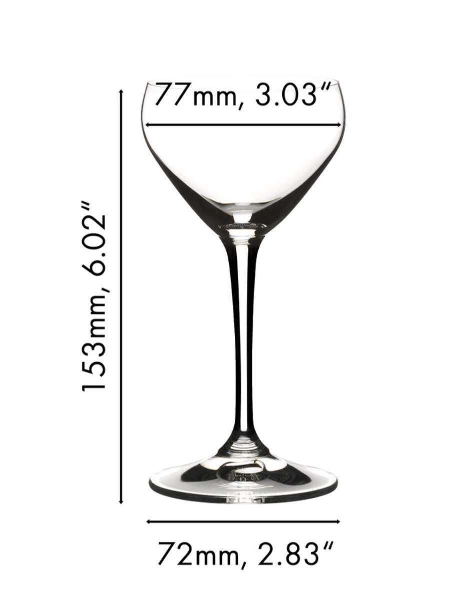 Nick & Nora Glas | Drink Specific Glasware - Riedel Bar | 140 ml (2 Stk)