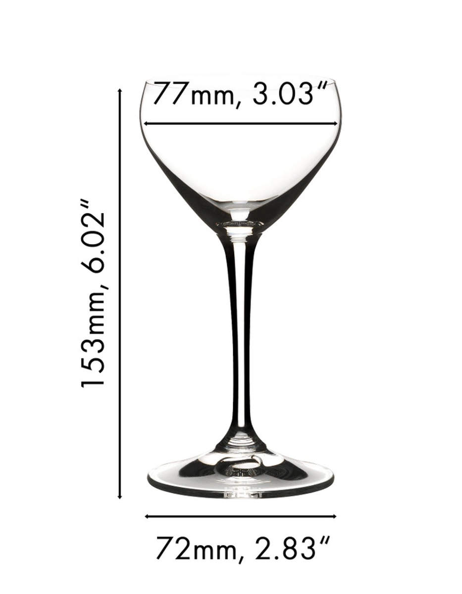 Nick & Nora Glas | Drink Specific Glasware - Riedel Bar | 140 ml (2 Stk) Nick & Nora Glas | Drink Specific Glasware - Riedel Bar | 140 ml (2 Stk)