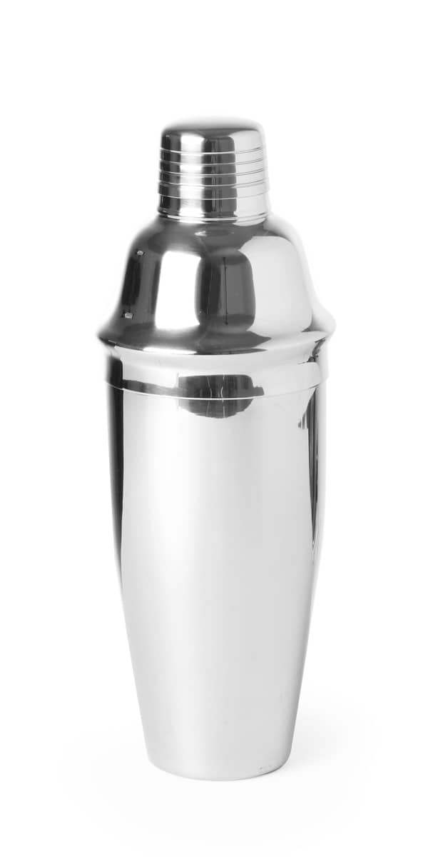 Dreiteiliger Cocktailshaker aus Edelstahl mit 750 ml Volumen