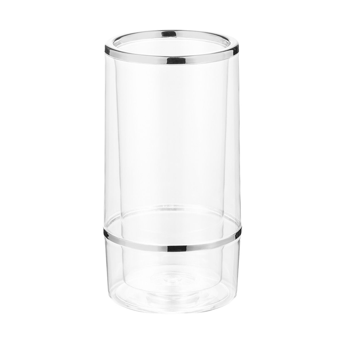 Thermo-Flaschenkühler transparent | doppelwandig