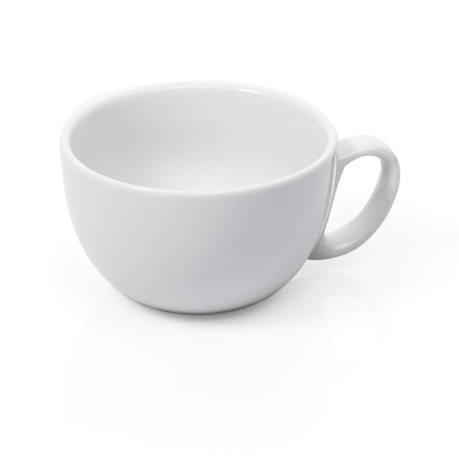 Caffé Latte Tasse - Italia White | Weiß - 350 ml (6 Stk)