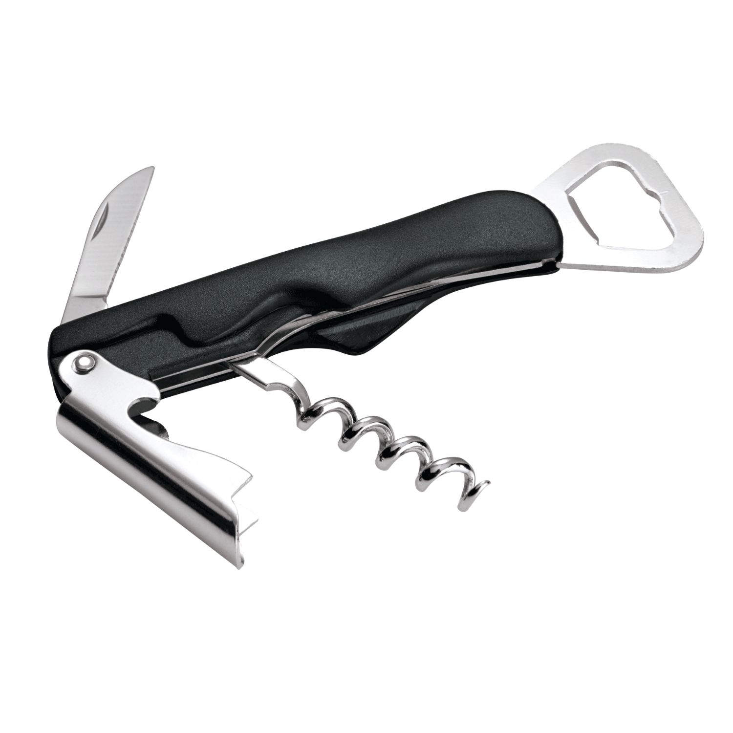 Kellnermesser schwarz - mit Kapselheber