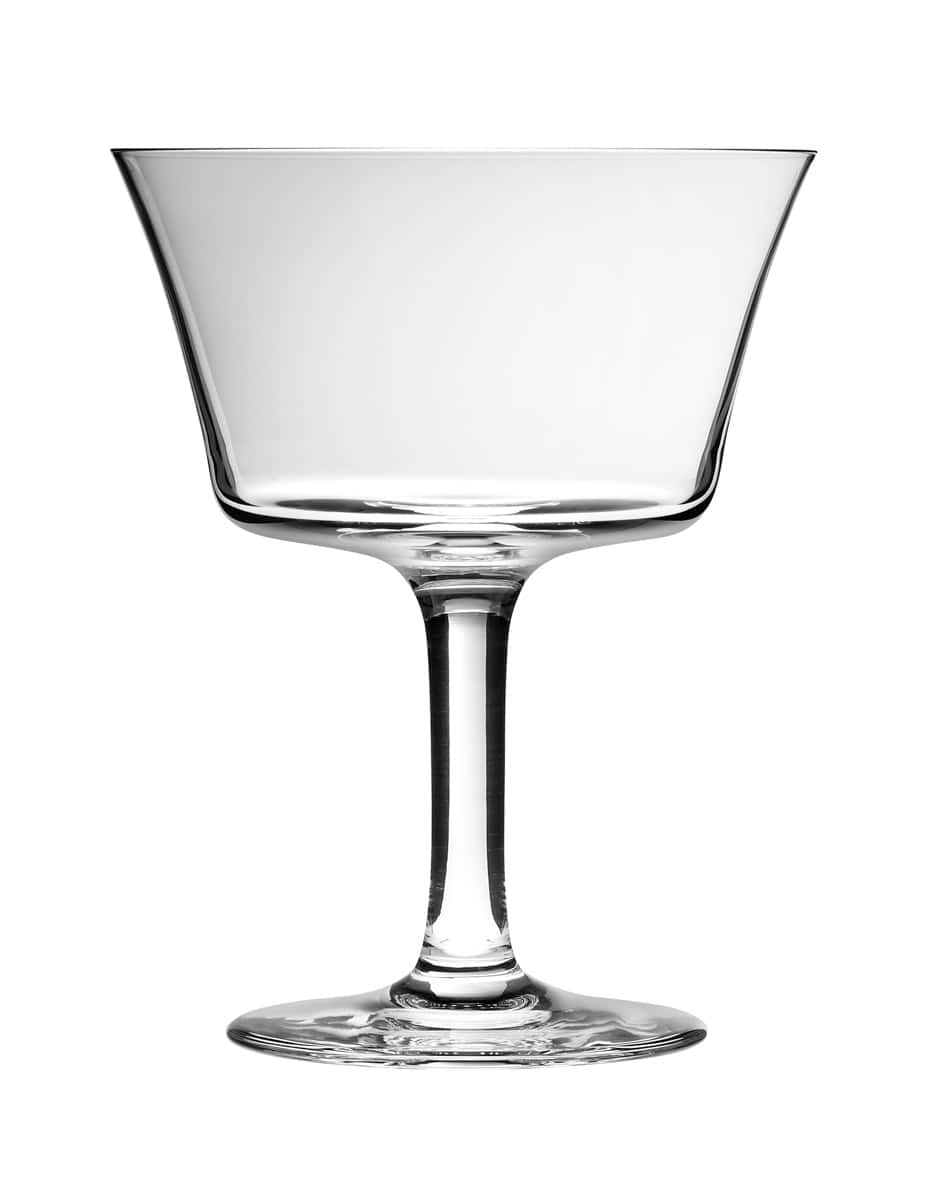 Fizz Cocktailglas mit eckiger Schale