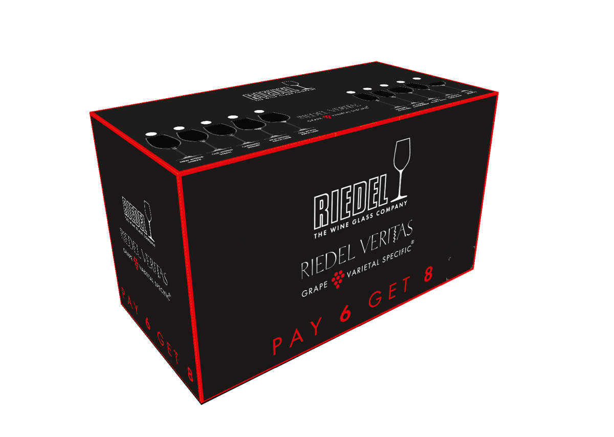 Champagnerglas - Vorteilsset 6+2 Stück | Veritas - Riedel | 460 ml Champagnerglas - Vorteilsset 6+2 Stück | Veritas - Riedel | 460 ml