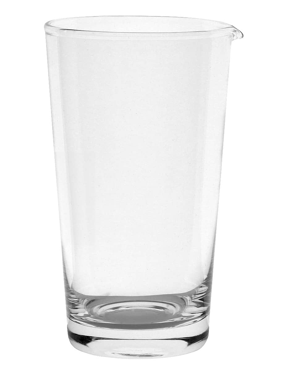 Konisches Cocktail Rührglas ohne Verzierung