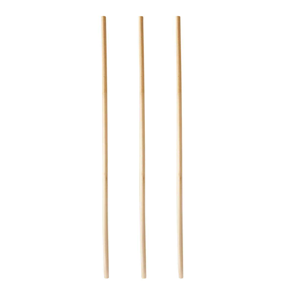 Bio-Strohhalm aus Stroh | Ø 4 mm x 23 cm - Papstar Pure (150 Stk)