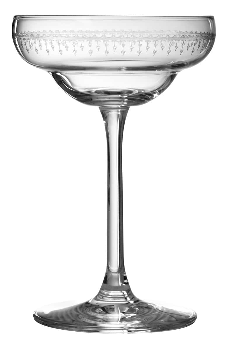 Cocktailschale Coley Coupe mit Verzierung