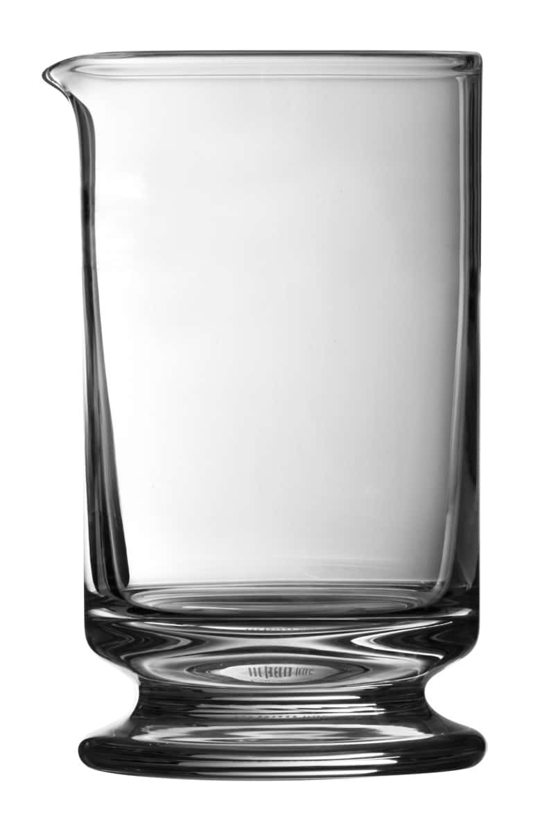 Rührglas für Cocktails mit Standfuß ohne Verzierung