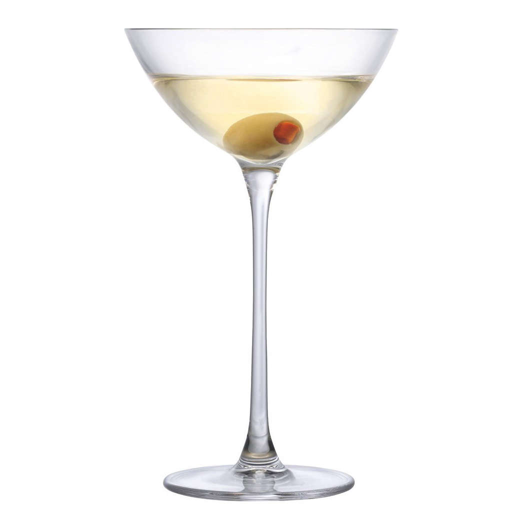 Coupetini Savage Cocktailschale von Nude mit Martini gefüllt