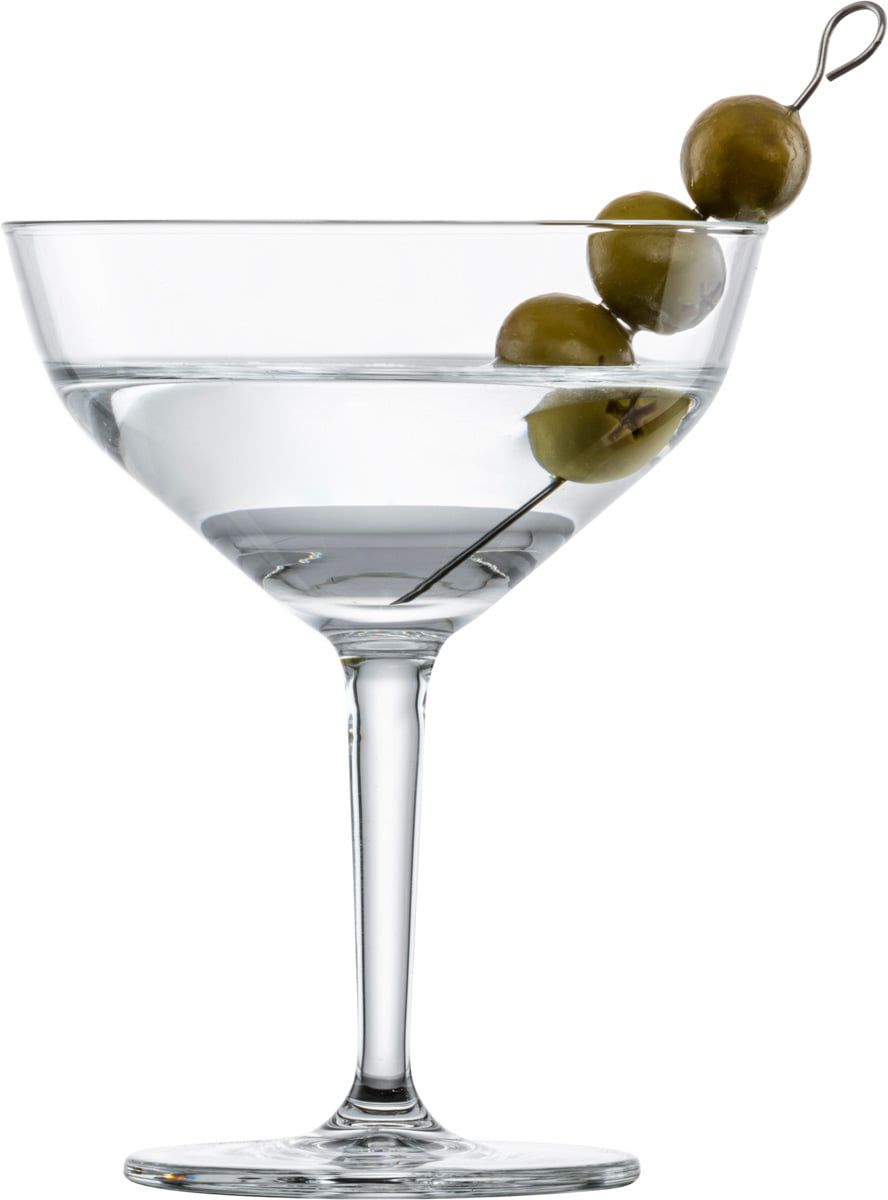 Martini im Contemporary Martiniglas - Basic Bar Selection Klassischer Martini im Contemporary Martiniglas der Serie Basic Bar Selection