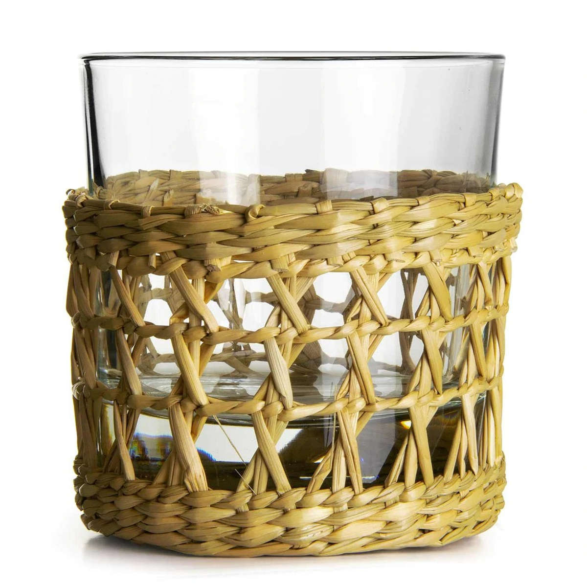 Old Fashioned Glas - Seegras Korb | 300 ml