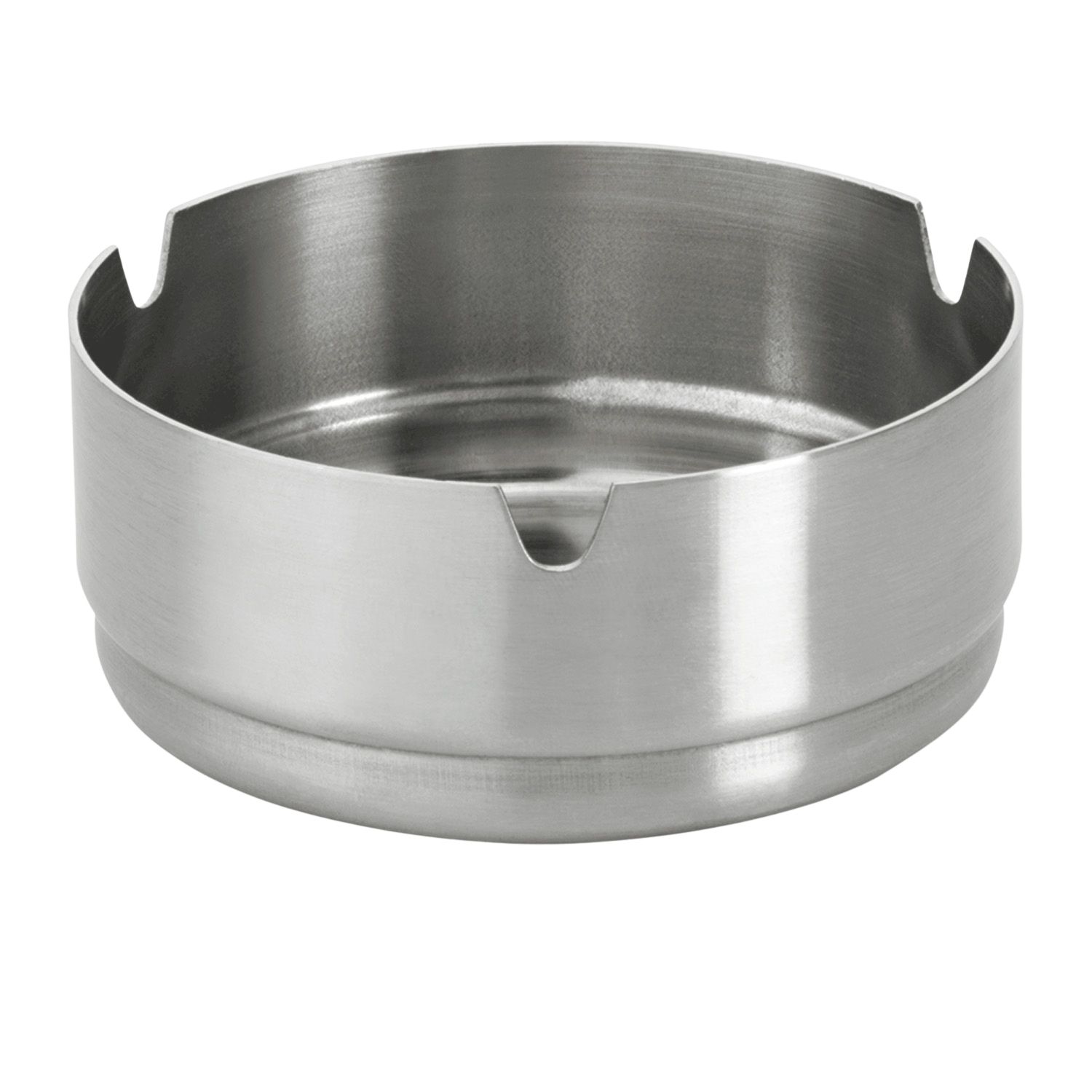 Aschenbecher Edelstahl | stapelbar - Ø 8 cm
