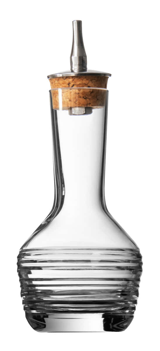 Cocktail Bitterflasche mit horizontaler Verzierung