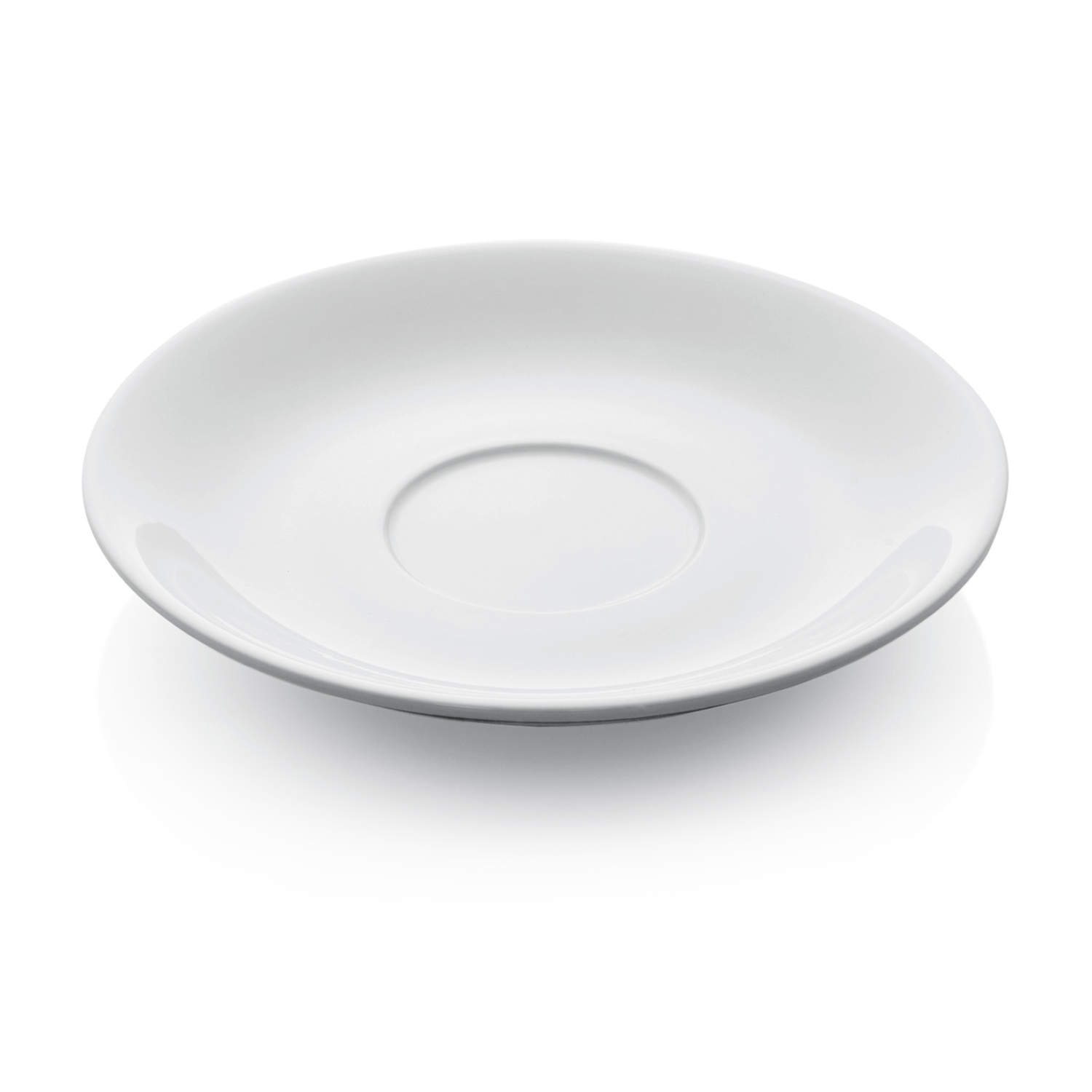 Caffé Latte Untertasse - Italia White | Weiß - Ø 17 cm (6 Stk)
