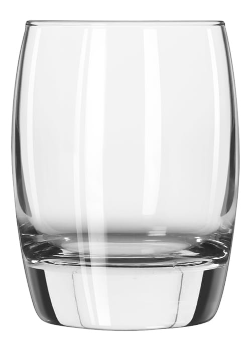 Abgerundetes Old Fashioned Glas für Wasser, Whisky und Cocktails